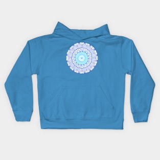 Blue Mandala Kids Hoodie